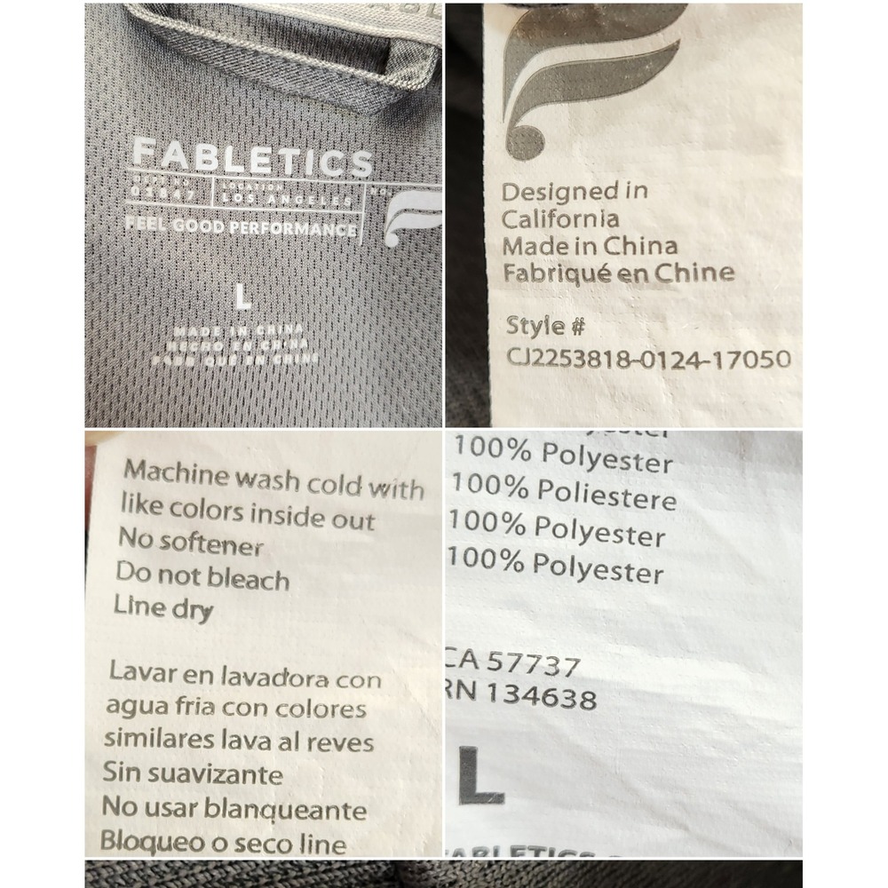 Fabletics Mens Foundation Scrub Jacket Heather Gr… - image 4